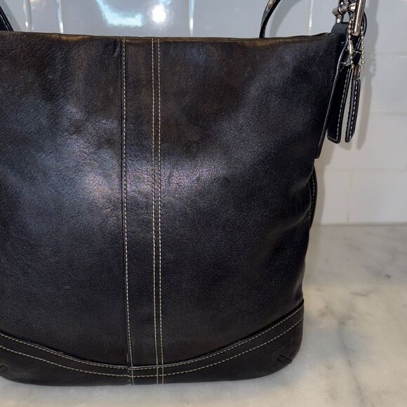 Coach Bag Purse Handbag Soho Vintage Leather Convertible Hobo Shoulder Bag - Picture 4 of 16